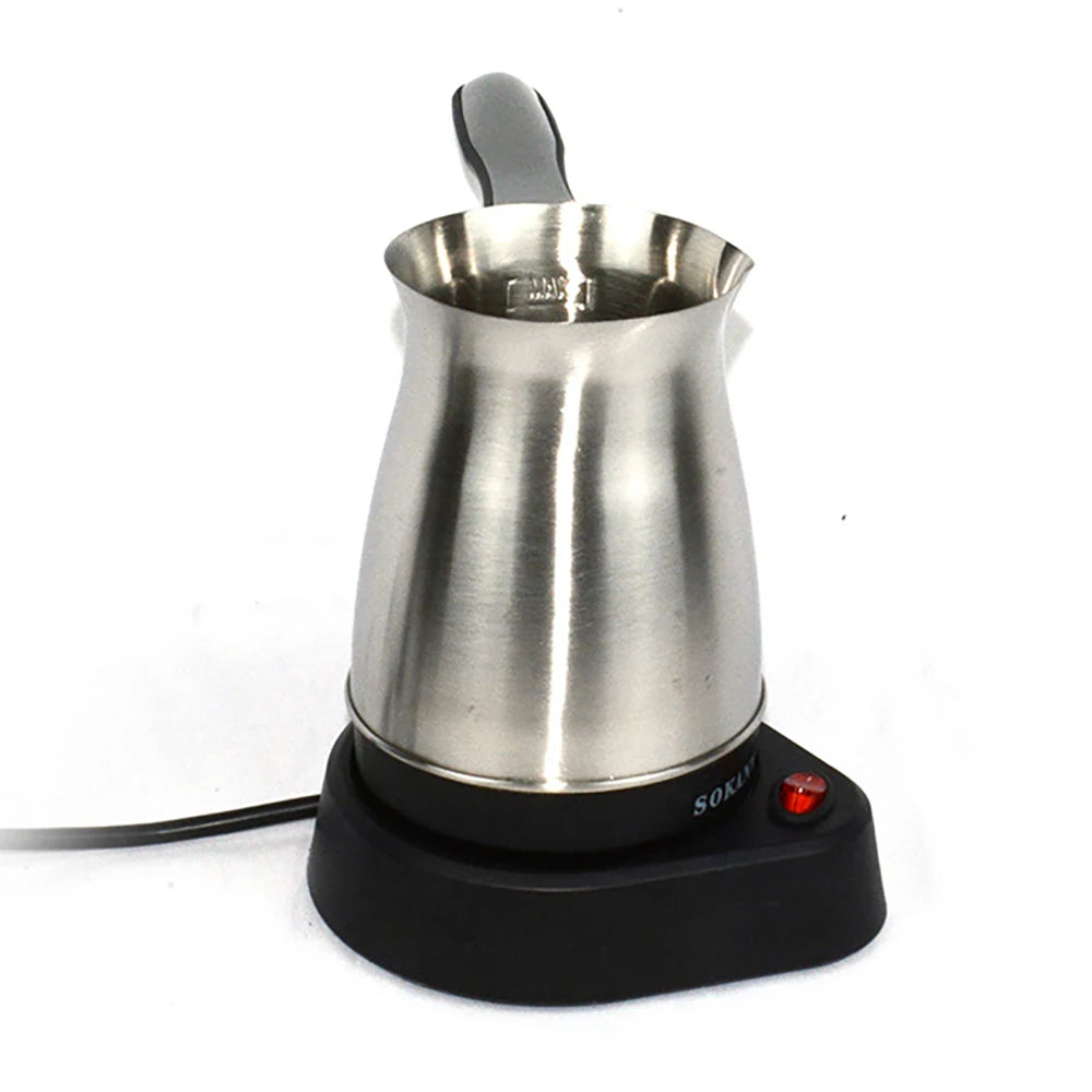 500ML Turkish Electric Kettle Portable Stainless Steel Teapot Water Boiler 220V Home Tea Pot Coffee Maker Machine 5 Cup 주전자 전기포트