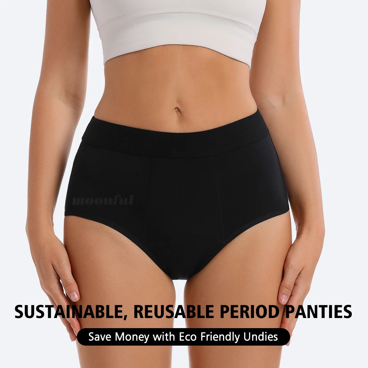 3 Stk./Set Menstruationshöschen Damen sehr starke Blutung Menstruationsunterwäsche High Waist Auslaufsicher Period Panties für Mädchen Set