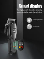 hiena Haarschneidemaschinen-Set für Herren Elektrorasierer Haartrimmer Professionelle Schneidemaschine Haartrimmer mit LCD-Digitalanzeige