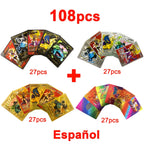 30-165 Stück Gold Pokemon Bunte Kartenset Schwarz Vmax Vstar Silber GX Box Pikachu Carta Glurak Deutsch Französisch Spanisch Spielkarten