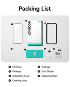 Joyroom 1/2/3 Stück für iPhone 17 Pro Max HD Glas Displayschutzfolie für iPhone 17/17Pro/17Air Vollbild-Schutzfolie aus gehärtetem Glas