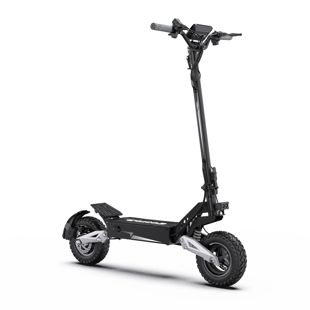 T10 Tragbarer E-Scooter 900W Spitzenleistung 48V 13.5/18 Ah Akku Elektroroller für Erwachsene 11 Zoll Offroad-Reifen Elektroroller