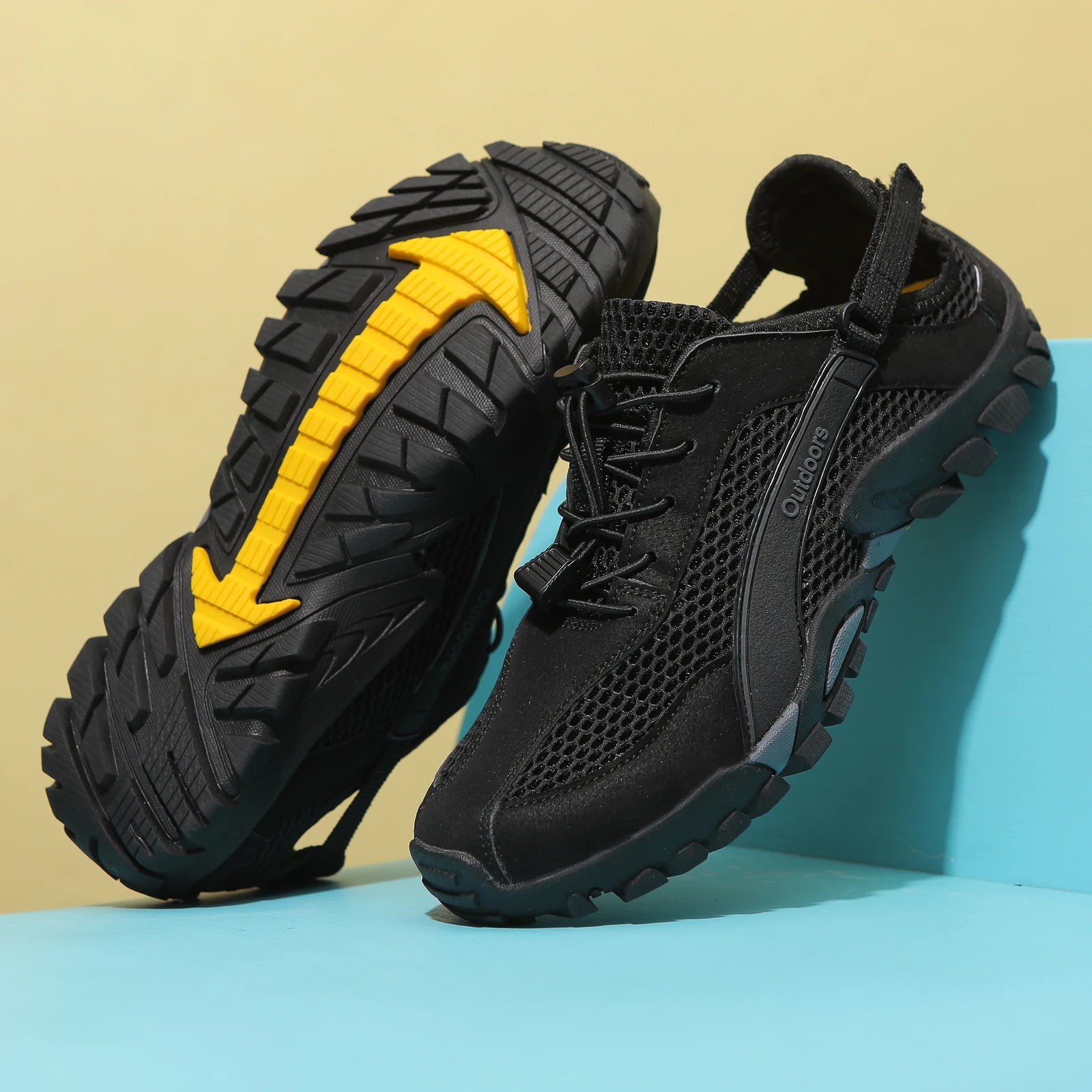 FANCYLEE Damen-Trekkingschuhe Atmungsaktives Mesh-Wanderer Leichtgewichtige Outdoor-Rutschfeste Bergsteigerschuhe EU 36-42