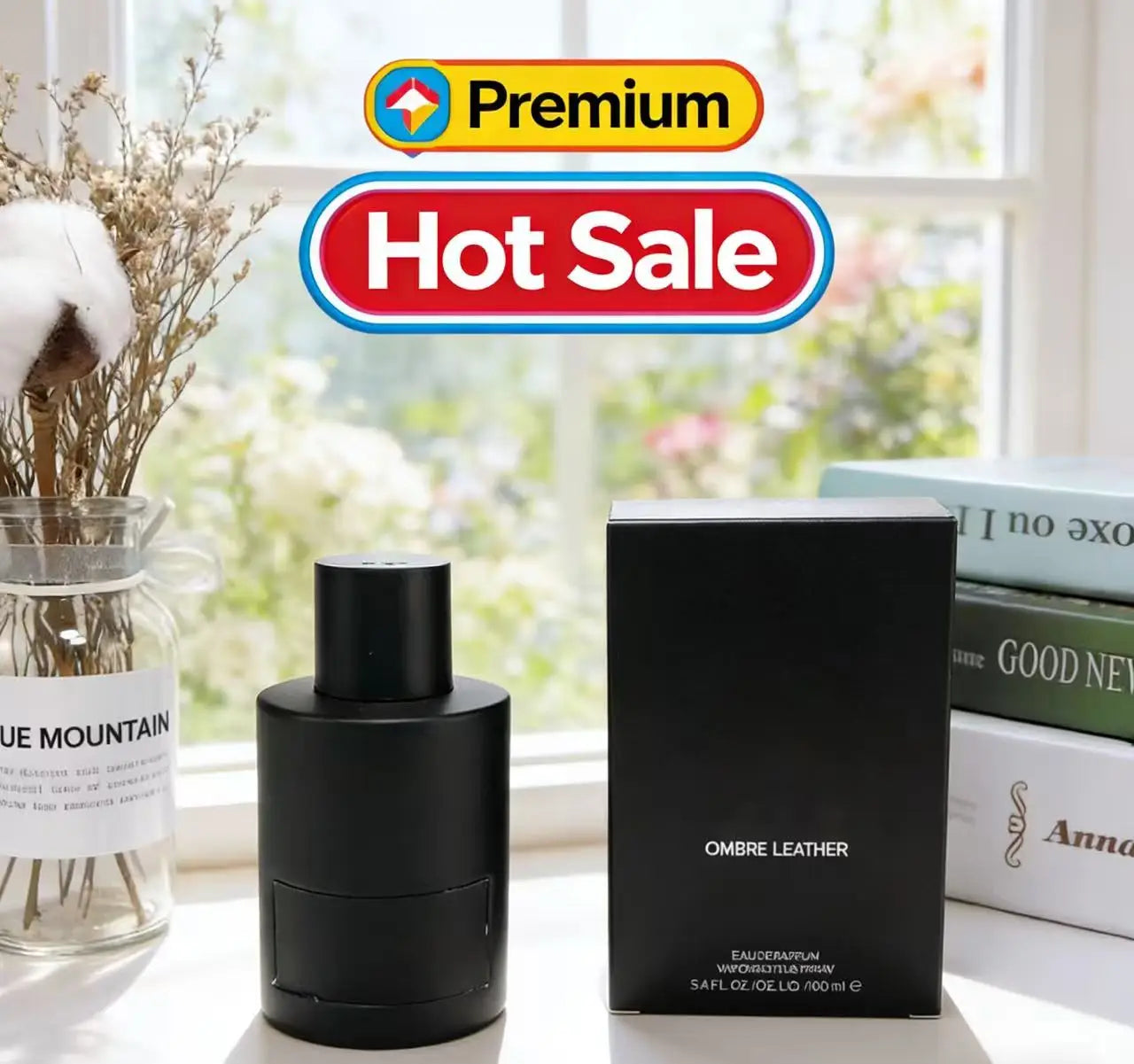 Heißer Marken-Bestseller 100ml TF Parfüm Eau Ombre Leather für Männer und Frauen, für Innen- und Außenbereich, langanhaltender guter Duft