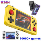 R36H ARKOS Retro Handheld-Spielekonsole Tragbarer 64G 128G Pocket-Videoplayer 3,5 Zoll IPS-Bildschirm R36S quer Kindergeschenk