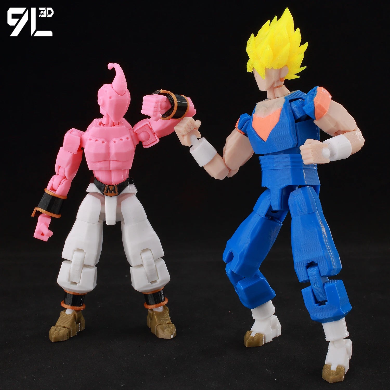 9L3D Gedruckte Dragon Ball Son Goku Vegeta Beerus Frieza Anime Lucky13 Dummy13 Titan13 Actionfiguren Mehrgelenkige Bewegliche Spielzeuge