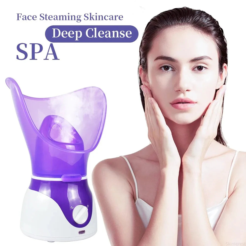 Gesichtsdampfer Gesichtsdampfgerät Hautbefeuchter Porenreiniger Gesichtsdampfgerät Heißdampfer Home SPA Maschine Hautpflege Luftbefeuchter