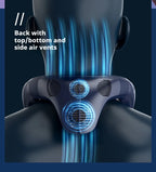 Neuer Nacken-Klimaanlage Tragbarer Nackenventilator Wiederaufladbarer Halbleiter-Kühlventilator Bladeless Ventilator Outdoor Persönlicher Ventilator Tragbarer Kühler