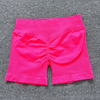 D LOGO Impact Nahtlose Fitness-Pfirsich-Hüft-Sport-Yoga-Leggings Shorts