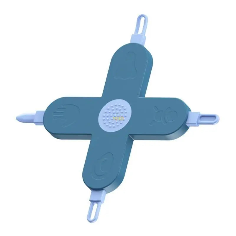 Infant Ohren- Nasen- Nabel-Reinigungswerkzeug Kinder Sicherheit Ohrenschmalzentferner Nabelreiniger Nasenhöhlenpflegezubehör 4-in-1 Baby Pflege Gadget