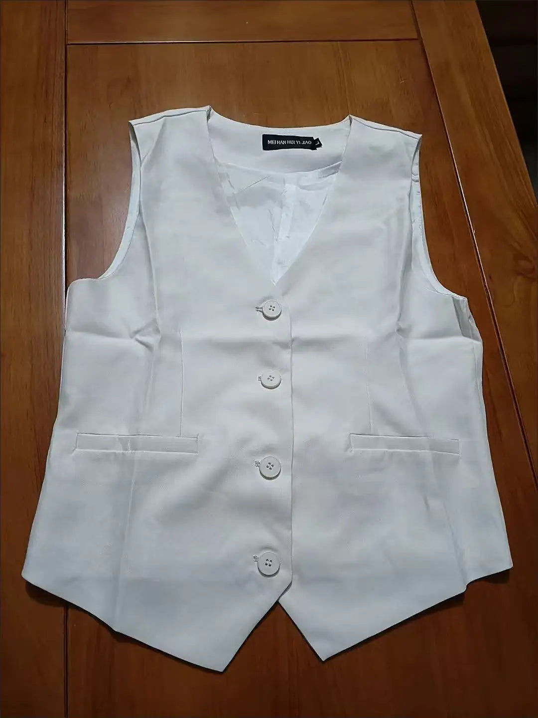 Frühling Sommer Koreanische Mode Weste 2025 Neue Damen Kurze Mode V-Ausschnitt Ärmellose Freizeit Blazer Weste Mäntel Weibliche Oberteile