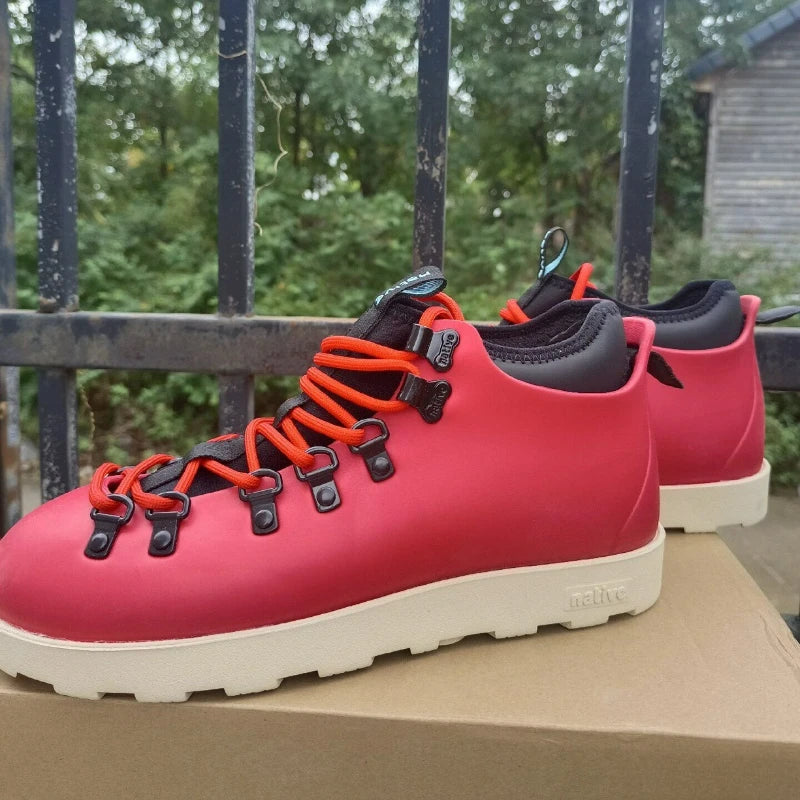 Autumn Hiking Shoe Men Women Luxury Brand Mountaineering Boots Unisex Good Quality Climbing Shoe Couples Anti-Slip Camping Shoes
