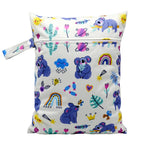 Wasserdichte Wickeltasche Windeltasche Mama Baby Umstandstasche Waschbare Reißverschluss Windel-Organizer Trockenbeutel Reisetragetasche 30x40cm