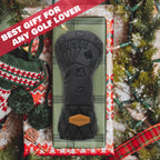 Black Lucky Poker Design Hochwertige Headcovers Bestickung Golfschläger Driver Head Fairwayholz Hybrid Headcovers 3 Holz Headc