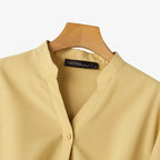 ZANZEA Damen Mode Weiße Hemden Lässig Weite Button-Down-Blusen 2024 Sommer Büro Bluse Koreanische OL V-Ausschnitt Langarm Tuniken