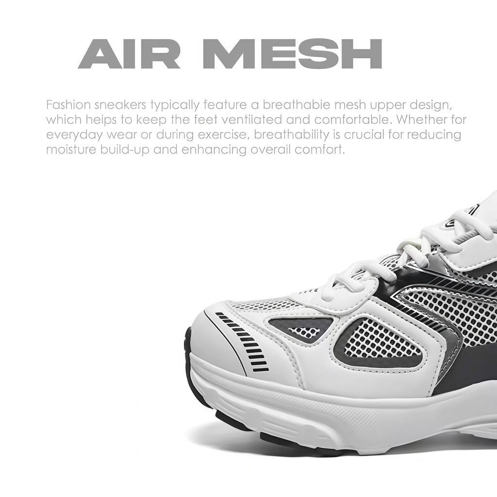 Damen Luxus Chunky Sneakers 2025 Trend Fashion Mesh Atmungsaktive Schuhe für Herren Sport Laufen Freizeit Damen Fitness Vulkanisierte