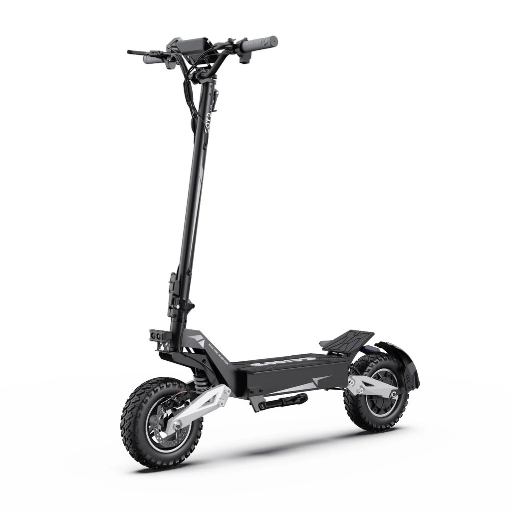 T10 Tragbarer E-Scooter 900W Spitzenleistung 48V 13.5/18 Ah Akku Elektroroller für Erwachsene 11 Zoll Offroad-Reifen Elektroroller