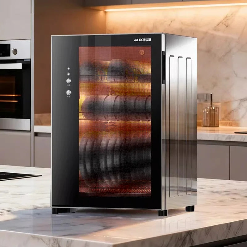 New No Drain Compact Vertical Dish Sterilizer Dryer All-in-One for Home Kitchen Commercial Catering