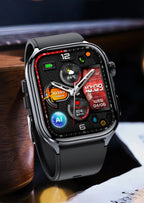 Neue Gesundheitsuhr Harnsäure Blutdruck Blutsauerstoff Körperanalyse Körperfett Smartwatch EKG+PPG Bluetooth Anruf Uhr Frauen Männer