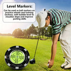 Golf Putt Ball Marker Hohe Präzision Runder Grünleser Golf Putting Hilfe Golf Slope Putting Reader 1PC JJ024