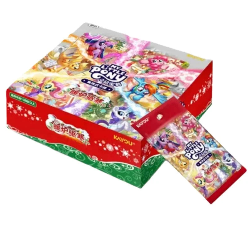 KAYOU Genuine My Little Pony Karte Freundschaft für immer Karten Star Pack Wunderschöne vergoldete Prinzessinnenkarten Sammelkarten Spielzeug Geschenke