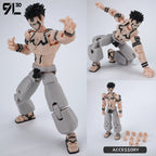 9L3D Lucky13 Gojo Sukuna Jujutsu Fushiguro Toji Gojo Satoru Actionfigur Dummy13 T13 Mehrgelenkige Sammlerstücke Titan13