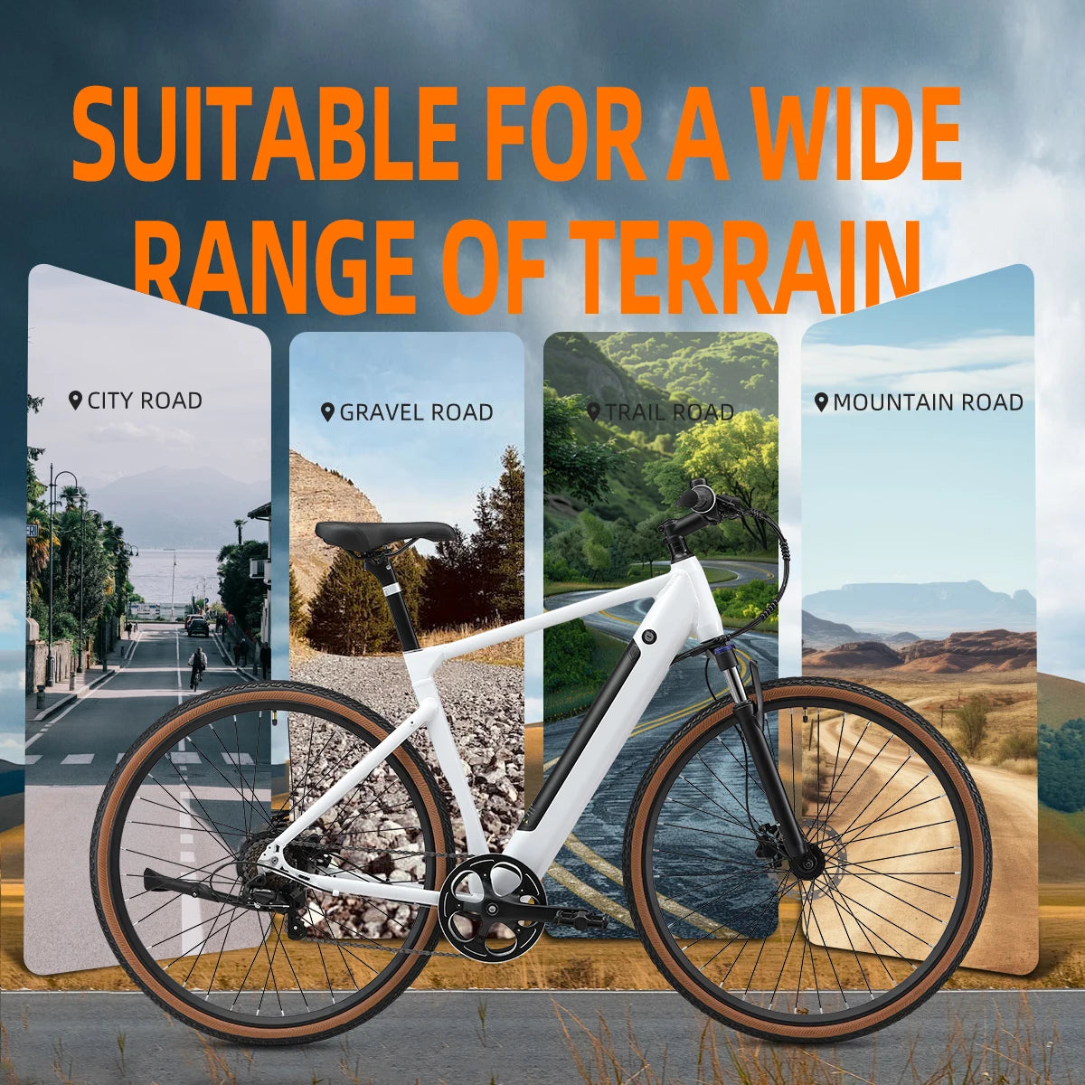 YANGOR 250W E-Bike, 28" Ultraleichter Rahmen, große Reichweite, Stadt- & Rennrad, geeignet für Damen und Herren E-Bike CE EU