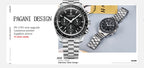 Neue PAGANI DESIGN Moon Men Uhr Retro-Luxus-Quarzuhren für Herren Edelstahl Sport wasserdicht Chronograph Herren+Mit BOX