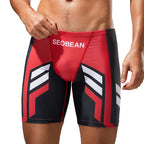 Herren Schnelltrocknende Boxer-Badehose mit Bundzug zum Surfen, für Strand, Sand, Thermische Badeshorts
