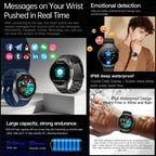 2026 Neue Mikrophysikalische Untersuchung Gesundheits-Smartwatch Herren EKG Harnsäure Lipide Blutdruck BT Anruf Smartwatch Für Android IOS