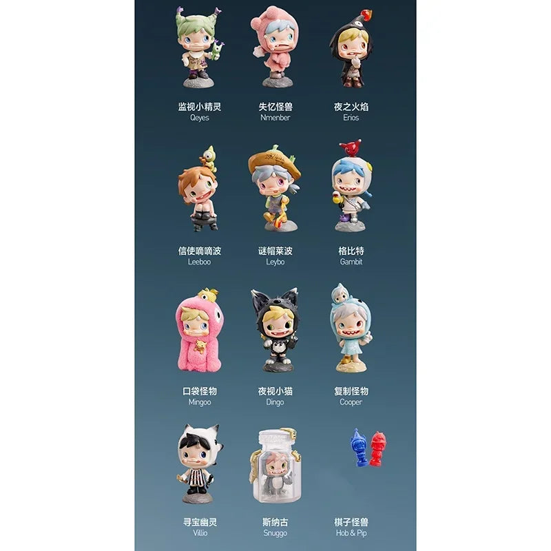 POP MART POLAR Monster Village Serie Blind Box – Süße Anime-Figuren, Ornamente, Überraschungsgeschenkpuppe – Originalspielzeug für Sammler