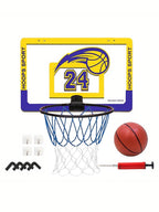 Indoor Kinder Sicherheit und Spaß Spiele Kinder Heim Sport Basketball Set Wandhalterung Nicht perforierter Basketballrahmen