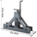 SucceBuy Manuelle Rohrbiegemaschine 1-1/2 Zoll für Baustahl und Kupfer, einstellbarer manueller Bieger für Vierkant- und Rechteckrohre