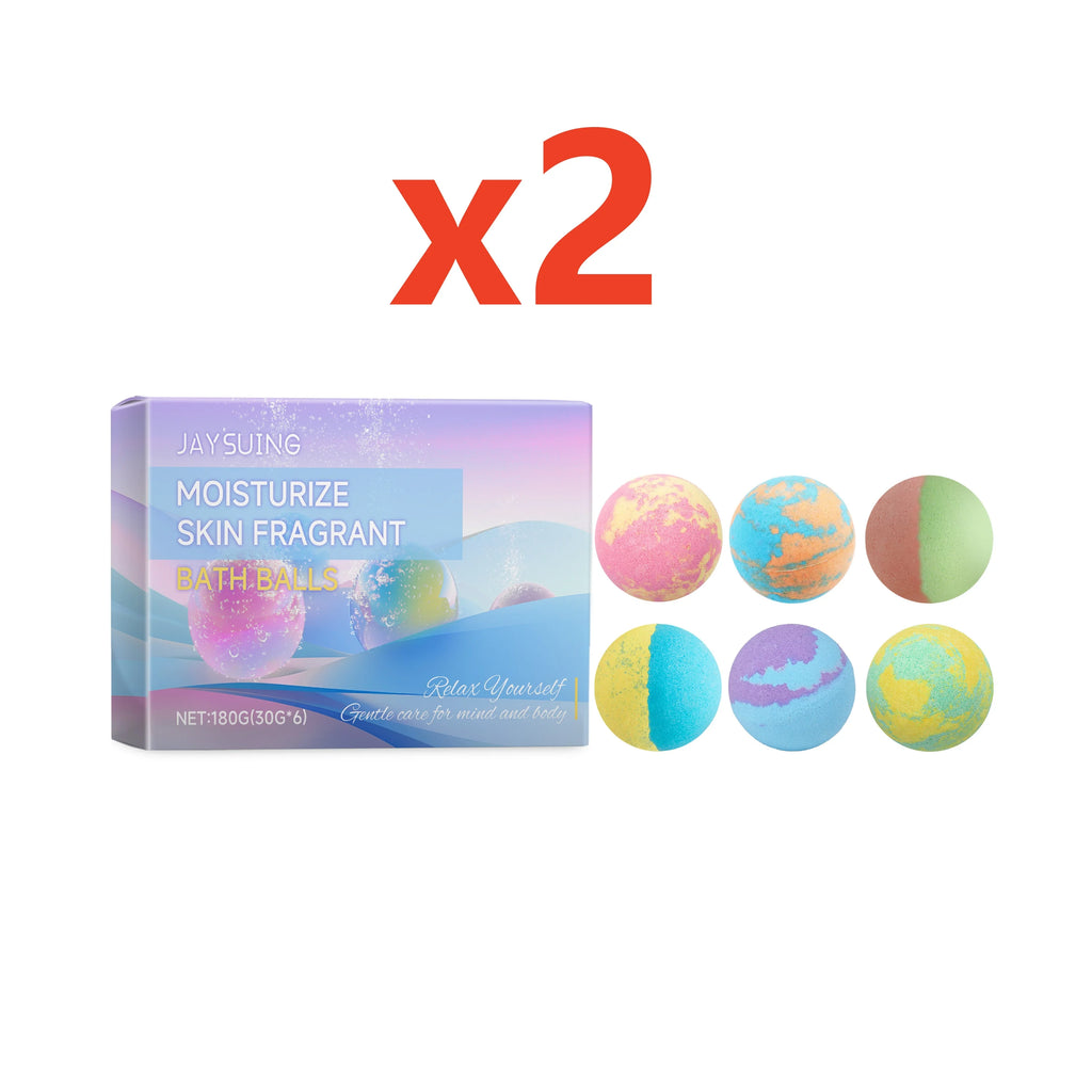 Badebombe Lang anhaltender Duft Aromatherapie Blumiger Duft Peeling Feuchtigkeit Körperwaschmittel Reinigende Spa-Salzball Brausekugeln Dusche