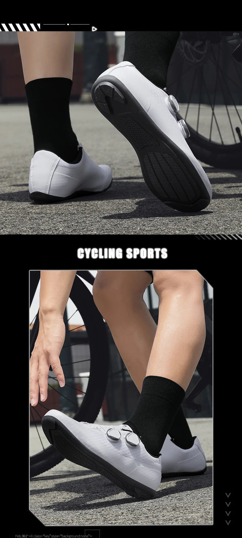 Speed Cycling Sneaker Herren Rennradschuhe Cleat-Schuhe SPD-Schuhe Fahrrad Flat Pedal Schuhe Herren Outdoor-Schuhe Weiß