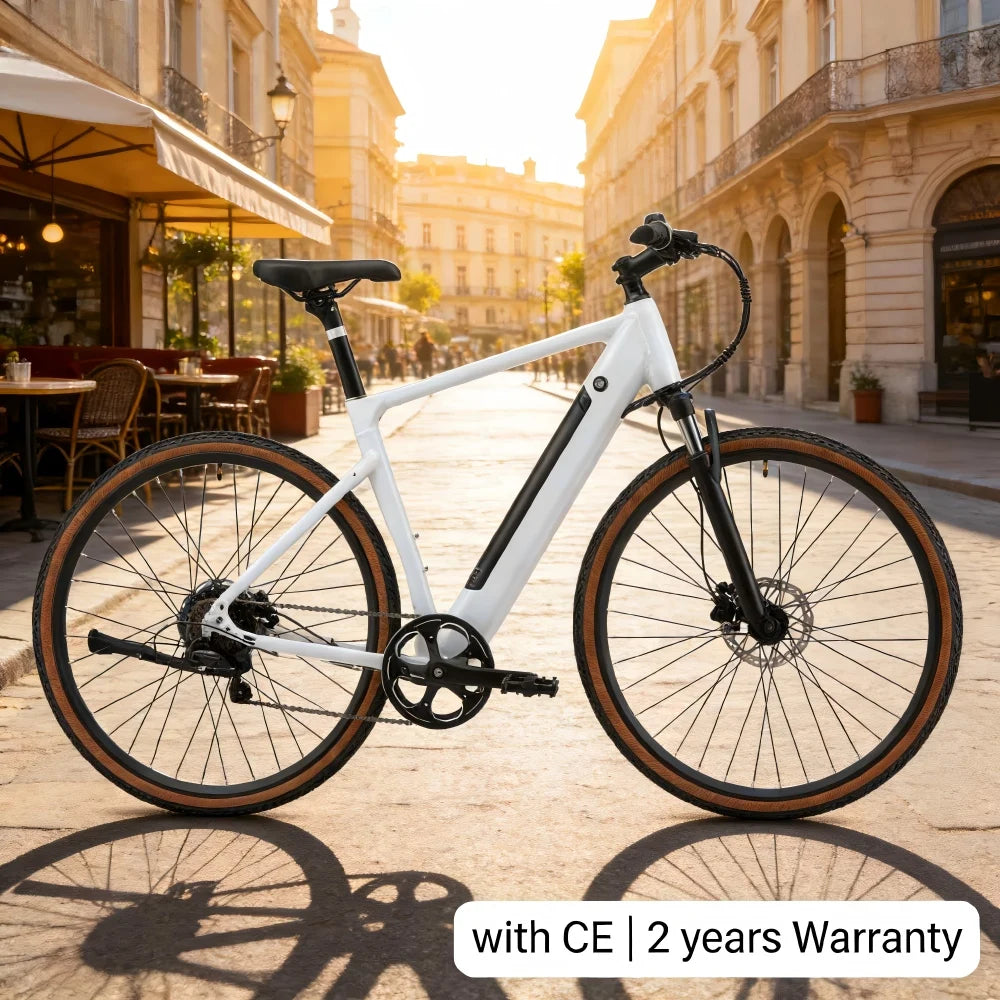 YANGOR 250W E-Bike, 28" Ultraleichter Rahmen, große Reichweite, Stadt- & Rennrad, geeignet für Damen und Herren E-Bike CE EU