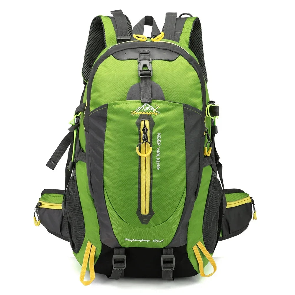 40L Wasserabweisender Reise-Rucksack Camping Wander Laptop Daypack Trekking Klettern Rucksäcke für Herren Damen Wanderausrüstung