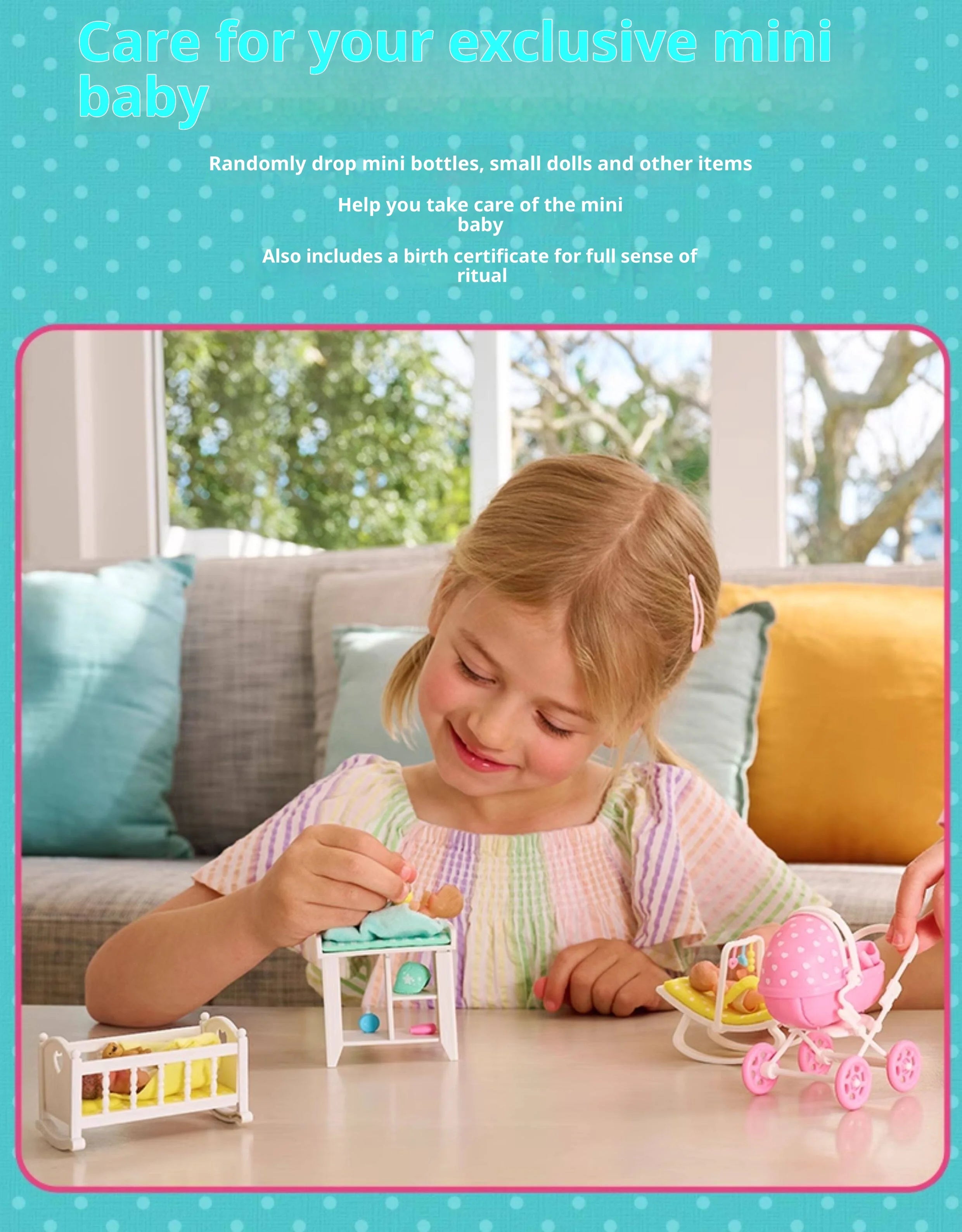Zuru 5 Surprise My Mini Baby Miniatur-Babypuppen Sammelbares Überraschungs-Ei mit 12 verschiedenen Modellen, auf Lager, Spielzeuggeschenk für Kinder