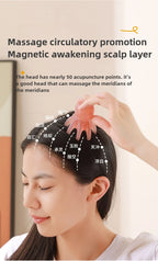 Resin Octopus Massage Comb Head Meridian Scraping Scalp Massage Brush Acupuncture SPA Gua Sha Massage Comb Fatigue Relief