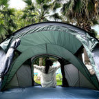 5-8 Personen Schnellaufbau-Wurfzelt wasserdichtes Campingbootzelt Outdoor-Zelt vollautomatisch Pop-Up