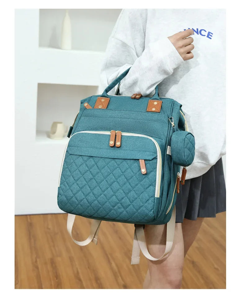 USB Mummy-Bag Windeltasche Babypflege Große Kapazität Mama Rucksack Mummy Mutterschaft Nasstaschen Wasserdichte Baby Schwanger Wickelrucksack