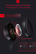 VR Brille 3D Virtual Reality Headset Geräte Helm Linsen Goggles Smart Für Smartphones Handy Mobil Spiel Viar Viewer Set