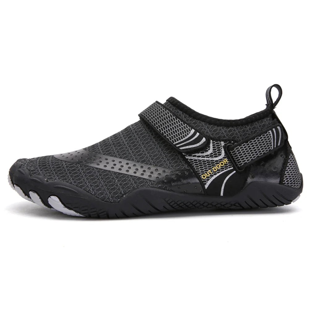 Herren Damen Wasserschuhe Schnell Trocknend Rutschfest Fünf-Finger-Schuhe Outdoor-Watschuhe Schwimmschuhe Barfuß Aquaschuhe Leichte Sneakers