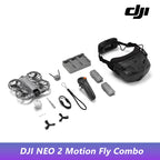 DJI Neo 2 Drohne Kamera-Drohne 4K Stabilisiertes Video 151G Leicht & Tragbar Vollumfassende Propellerguards NEO 2 Neu Original C0