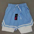 Children's basketball shorts cropped shorts trendy and loose summer pants wearing large shorts for training quick drying fitness