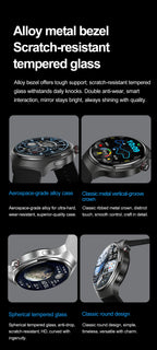 2026 Neue Watch 5 Pro Upgrade GPS NFC Herren Smartwatch 360*360 AMOLED HD Bluetooth Anruf Wasserdichte Smart Watch für Android iOS