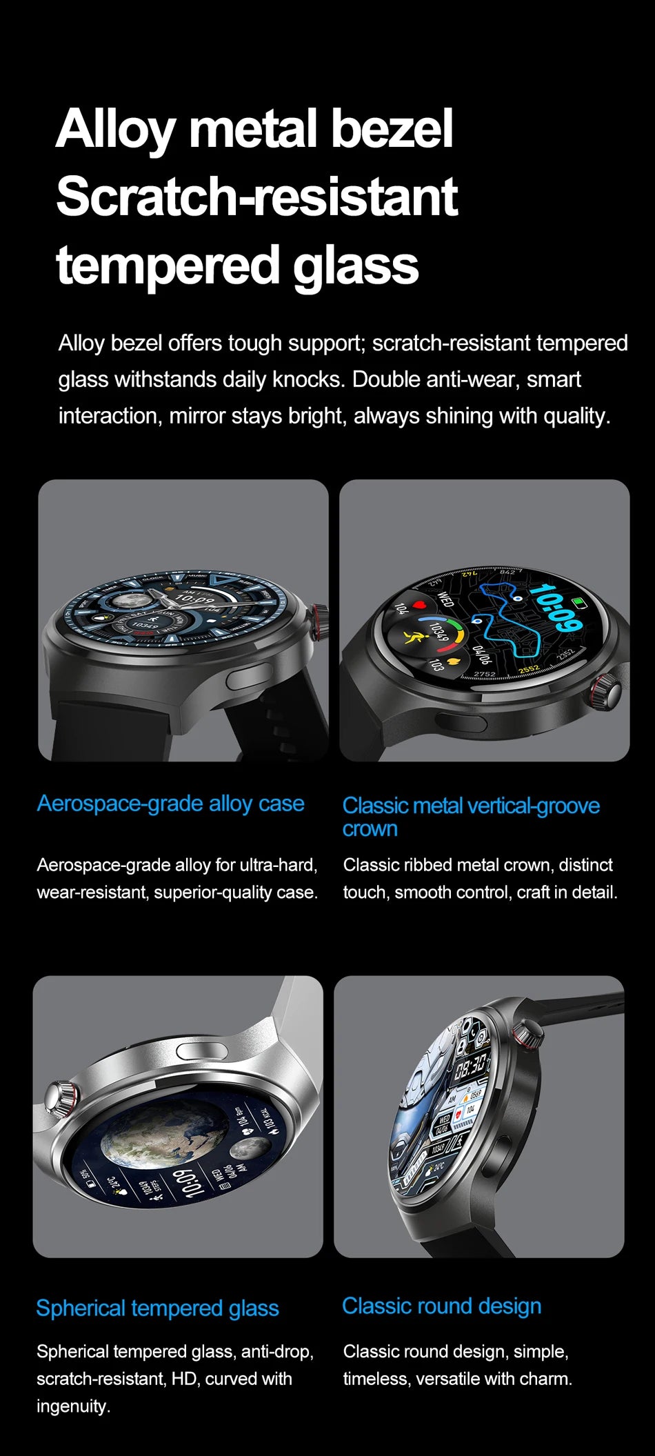 2026 Neue Watch 5 Pro Upgrade GPS NFC Herren Smartwatch 360*360 AMOLED HD Bluetooth Anruf Wasserdichte Smart Watch für Android iOS
