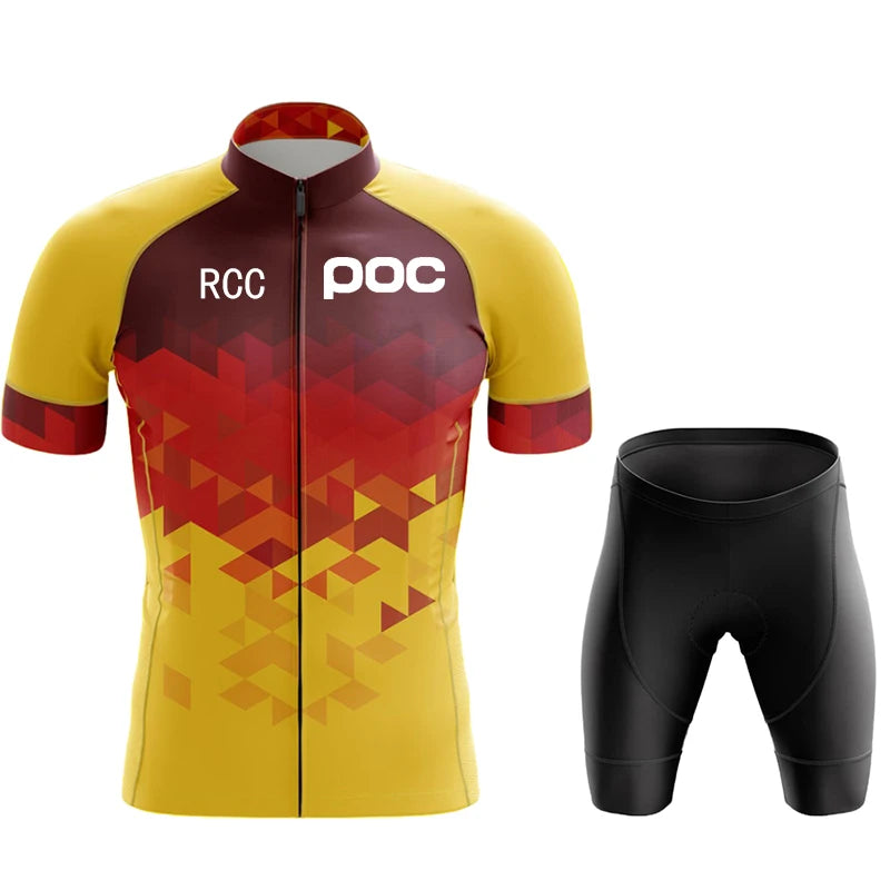 2025 Fahrradtrikots Sommer Fahrradbekleidung Herren Rennradbekleidung Atmungsaktives Radsport-Trikot-Set Ropa Ciclismo Maillot