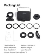 Ulanzi RT02 Universal-Teleprompter Prompter DSLR-Kamera Smartphone Tablet Laptop-Teleprompter Live-Streaming Videoaufnahme