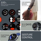 CMF by Nothing Watch Pro 2 1.32" AMOLED-Display Bluetooth-Anrufe mit KI-Rauschunterdrückung